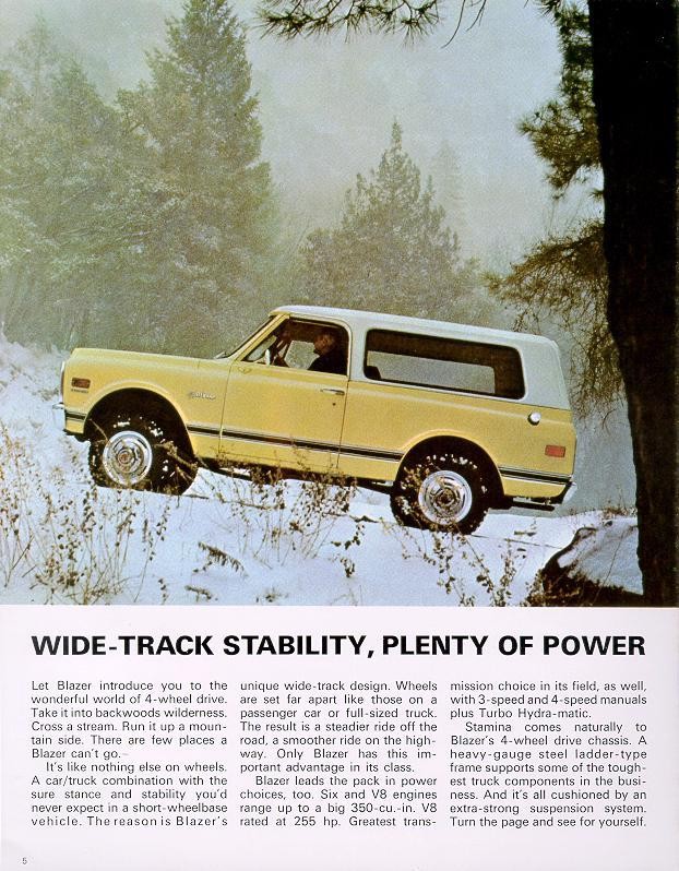 1969 Chevrolet Blazer Brochure Page 6